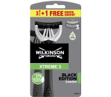 Wilkinson Xtreme 3 Black Edition holicí strojek pro muže 4 kusy