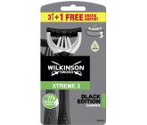 Wilkinson Xtreme 3 Black Edition holicí strojek pro muže 4 kusy