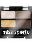 Miss Sporty Studio Colour Quattro oční stíny 413 100% Golden 3,2 g