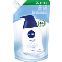 Nivea Creme Soft tekuté mýdlo náhradní náplň, 500 ml