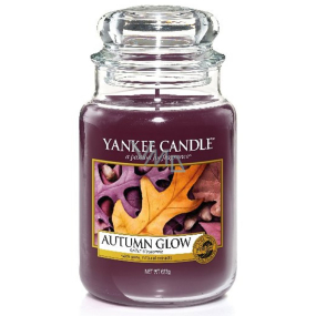 Yankee Candle Autumn Glow - Zářivý podzim vonná svíčka Classic velká sklo 623 g