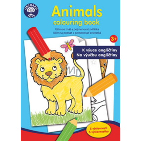 Ditipo Omalovánky Zvířátka k výuce angličtiny pro děti 3+ 24 stran