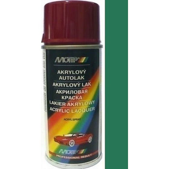 Motip Škoda Akrylový autolak sprej SD 9560 Zelená pacific metalíza 150 ml