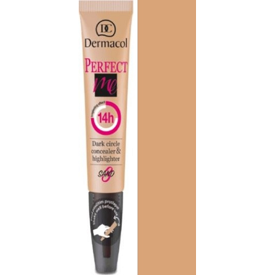 Dermacol Perfect Me Concealer zdokonalující korektor a rozjasňovač 03 Sand 7 ml