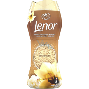 Lenor Gold Orchid vůně vanilky, mimózy, růží a broskví vonné perličky do bubnu pračky 210 g