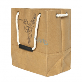 Albi Eko taška vyrobené z pratelného papíru s uchem - kolibřík 30 cm x 34 cm x 18 cm