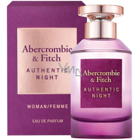 Abercrombie & Fitch Authentic Night Woman parfémovaná voda pro ženy 30 ml