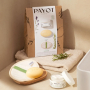 Payot Box Herbier Creme Universelle BIO univerzální pleťový krém s levandulovým olejem 50 ml + Tuhý vyživující krém na tělo a obličej s esenciálním olejem rozmarýnu 1 kus + Rukavice z lufy 1 kus, kosmetická sada 2022