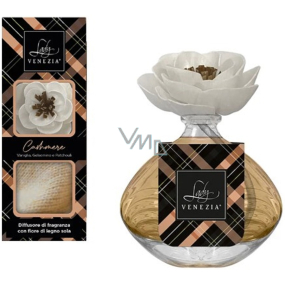 Lady Venezia Luxury Cashmere - Kašmír aroma difuzér s květem pro postupné uvolňování vůně 100 ml