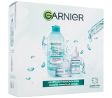 Garnier Skin Naturals Hyaluronic Aloe Micellar Water micelární voda 400 ml + vyplňující pleťové sérum s Aloe Vera 30 ml + Jelly 3v1 denní hydratační krém s gelovou texturou pro normální až smíšenou pleť 50 ml, kosmetická sada