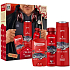 Old Spice Night Panther sprchový gel 400 ml + deodorant stick 50 ml + deodorant sprej 150 ml + domino, kosmetická sada pro muže