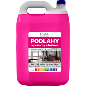 LAVON čistič na podlahy a povrchy s leskem, magnólie a růže, 5 l LAVON čistič na podlahy a povrchy s leskem, magnólie a růže, 5 l