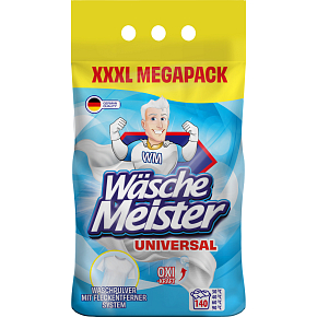 Wäsche Meister Universal prací prášek, 140 praní, 10,5 kg Wäsche Meister Universal prací prášek, 140 praní, 10,5 kg