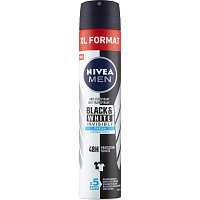 Nivea Men Black & White Invisible Fresh pánský antiperspirant, 200 ml