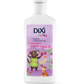 Dixi Sviště šampon a sprchový gel jahoda a malina pro děti 100 ml