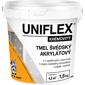 Uniflex akrylátový švédský tmel 1,6 Kg