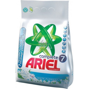 Ariel Complete 7 White Flowers prací prášek na bílé prádlo 2 kg