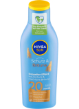 Nivea Sun Protect & Bronze OF20+ intenzivní mléko na opalování 200 ml