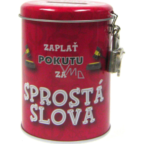 Nekupto Pokladnička na pokuty Zaplať pokutu za sprostá slova 10,5 x 7,5 cm 1 kus