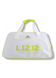 Lacoste Eau de Lacoste L.12.12 Yellow Limited Edition sportovní taška žlutý pruh 48 x 18 x 30 cm