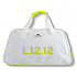 Lacoste Eau de Lacoste L.12.12 Yellow Limited Edition sportovní taška žlutý pruh 48 x 18 x 30 cm