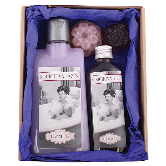 Bohemia Gifts Ladies Spa pro dámy lázeň 200 ml + sprchový gel 100 ml + mýdlo 2 kusy, kosmetická sada