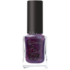 Dermacol 5 Day Stay Dlouhotrvající lak na nehty 24 Royal Plum 11 ml