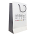 Millefiori Milano Taška papírová 35 x 20 cm bílá střední 1 kus