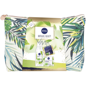 Nivea Natural Beauty pleťová voda 200 ml + noční krém 50 ml + denní krém 50 ml + etue, kosmetická sada pro ženy