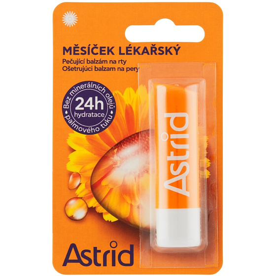 Astrid Měsíček lékařský pečující balzám na rty 4,8 g