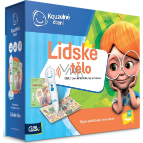 Albi Kouzelné čtení Tužka elektronická + interaktivní mluvící kniha Lidské tělo doporučený věk 5+