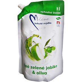 Miléne Zelené jablko a oliva tekuté mýdlo, 1 l Miléne Zelené jablko a oliva tekuté mýdlo, 1 l