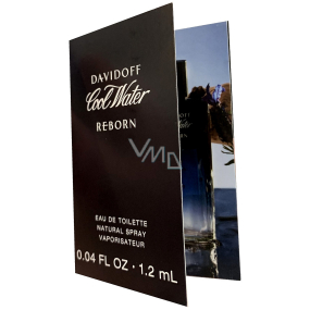 Davidoff Cool Water Reborn toaletní voda pro muže 1,2 ml s rozprašovačem, vialka