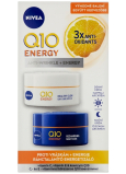 Nivea Q10 Energy energizující denní krém proti vráskám 50 ml + energizující noční krém proti vráskám 50 ml, kosmetická sada