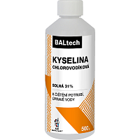 BALTECH kyselina chlorovodíková solná 31 %, 500 ml