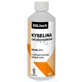 BALTECH Kyselina chlorovodíková (solná) 31 % – 500 ml