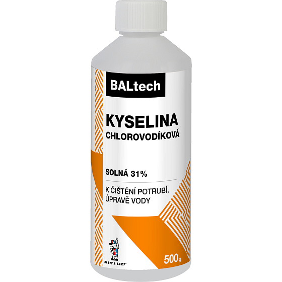 BALTECH kyselina chlorovodíková solná 31 %, 500 ml