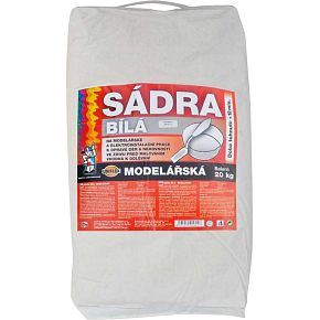 Uniflex sádra bílá, modelářská, 20 kg