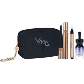 Yves Saint Laurent Volume Effet Faux Cils řasenka 01 černá 7,5 ml + rozjasňující korektor 2,5 ml + sérum 15 ml, kosmetická sada