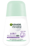 Garnier Mineral Protection Floral Fresh 48h kuličkový antiperspirant deodorant roll-on pro ženy 50 ml