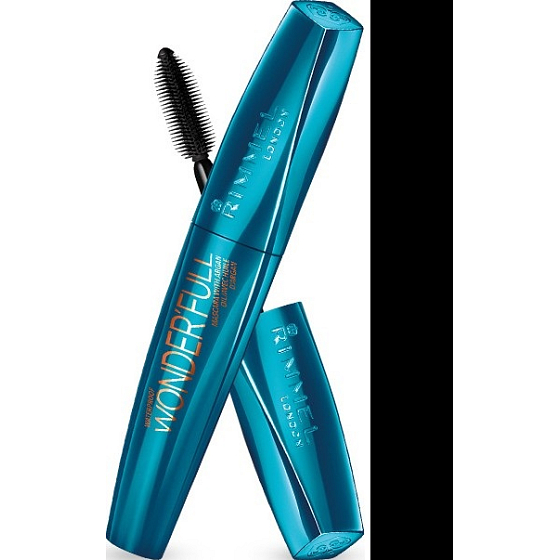 Rimmel London Wonderfull With Argan Oil voděodolná řasenka 001 Black 11 ml