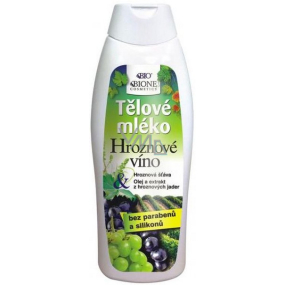 Bione Cosmetics Hroznové víno tělové mléko pro všechny typy pokožky 500 ml