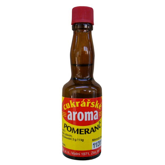 Aroma Pomeranč Lihová příchuť do pečiva, nápojů, zmrzlin a cukrářských výrobků 20 ml