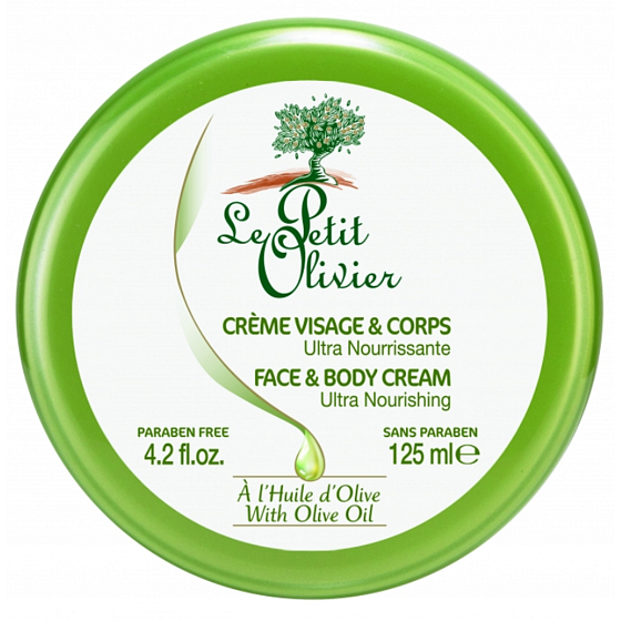Le Petit Olivier Olivový olej ultra vyživující pleťový a tělový krém 125 ml
