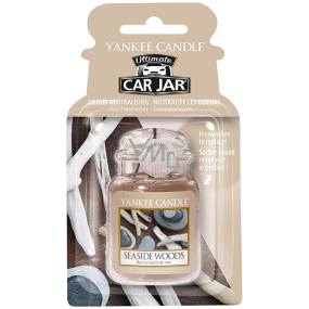 Yankee Candle Seaside Woods - Přímořská dřeva gelová vonná visačka do auta 24 g