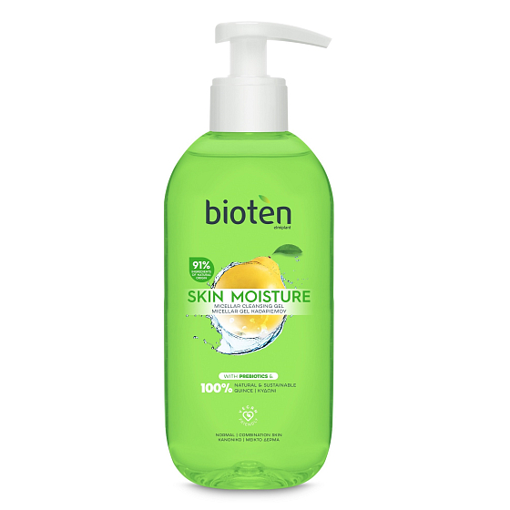 Bioten Skin Moisture čisticí pleťový gel pro normální a smíšenou pleť 200 ml