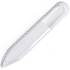 Bohemia Crystal Pilník skleněný střední bílý 14 cm 1 kus