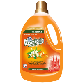 Der WaschKönig Universal Orange Spanien prací gel univerzální 110 dávek 3,305 l