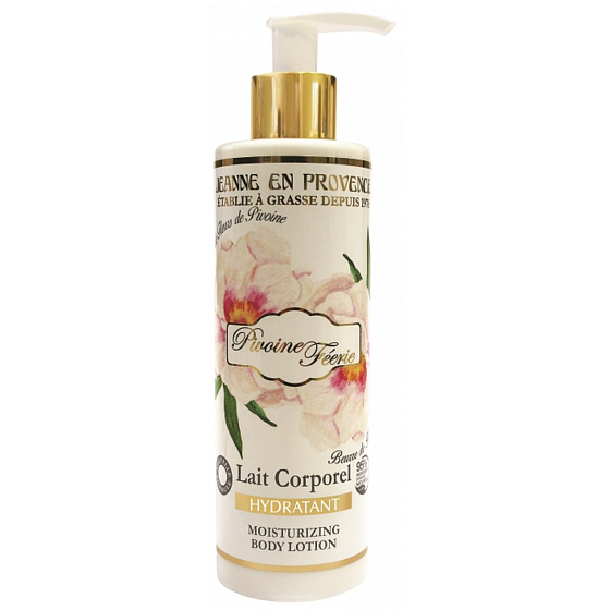 Jeanne en Provence Pivoine Féérie - Pivoňková víla hydratační tělové mléko 250 ml