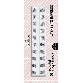 Essence Lashes To Impress umělé řasy 07 Bundled Single Lashes 20 kusů